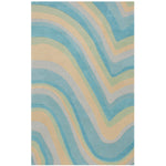 Currents Blue Rug - 8 x 11