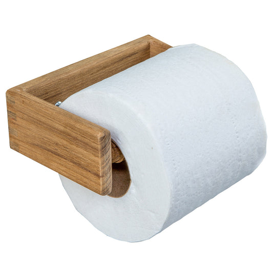 Teak Toilet Paper Holder