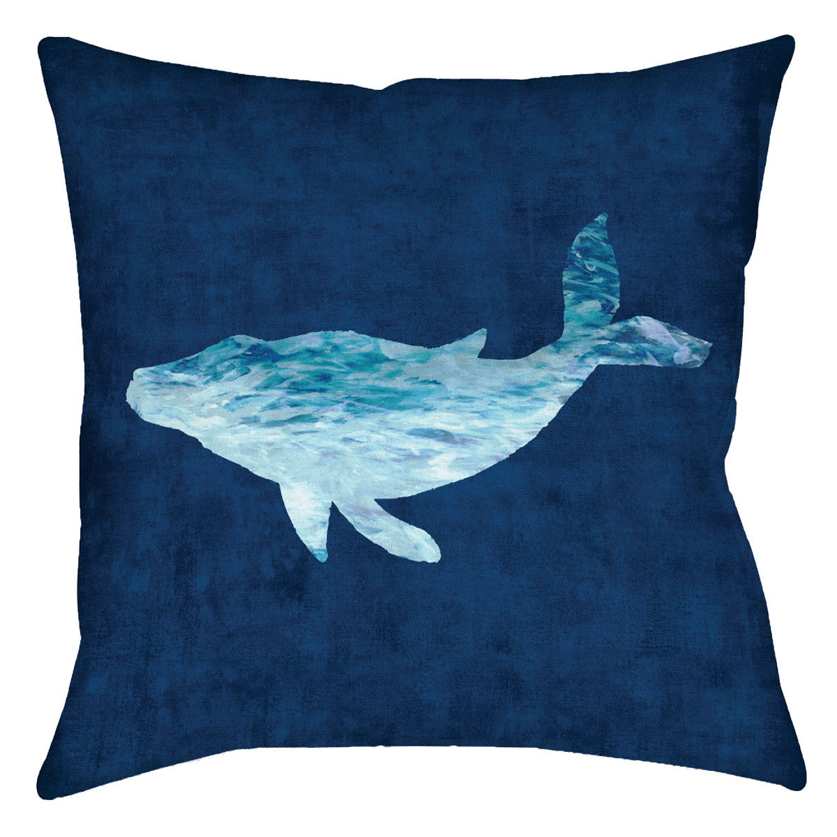 Azul Waves Whale Pillow