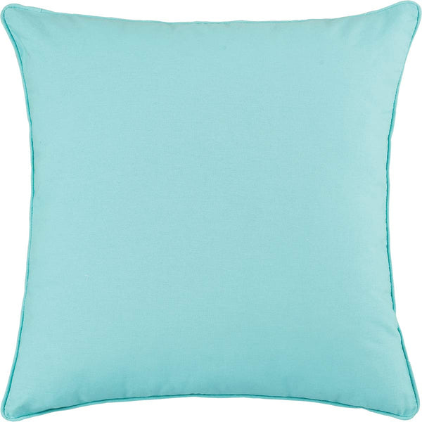 Solid Aqua Euro Sham - OUT OF STOCK UNTIL 08/21/2026