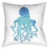 Blue Octopus 20 x 20 Outdoor Pillow
