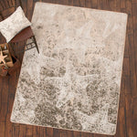 Starfish Medley Gray Sand Rug - 3 x 4
