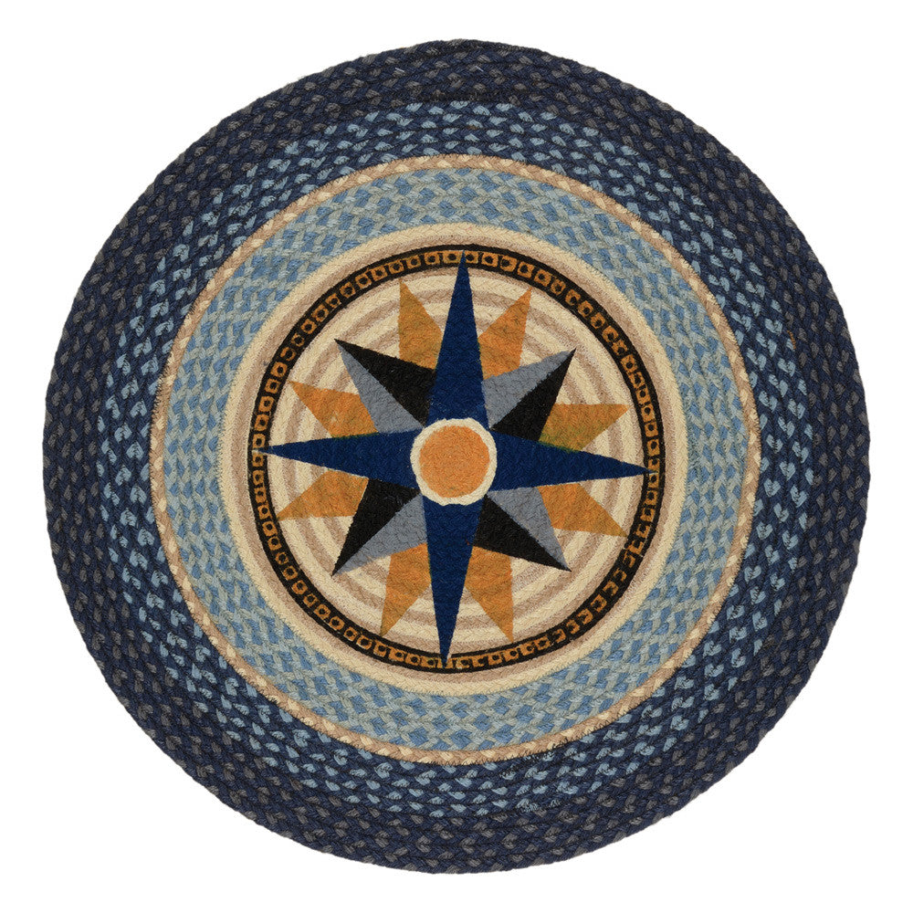 Compass Braided Rug