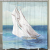 Sail The Ocean Blue Shower Curtain