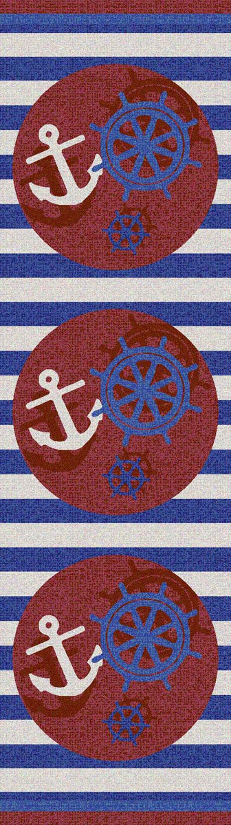 Nautical Voyage Rug - 2 x 8