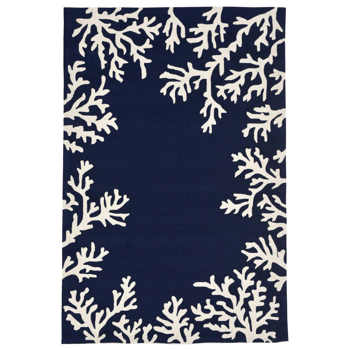Barrier Reef Navy Indoor/Outdoor Rug - 5 x 8