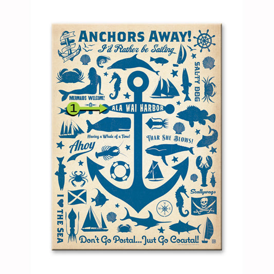 Anchors Away Personalized Sign - 23 x 31