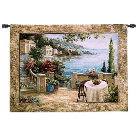 Mediterranean Terrace II Wall Tapestry