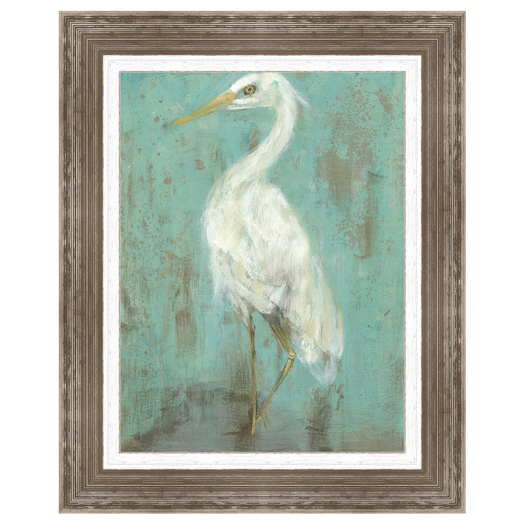 Seaspray Heron II Framed Print