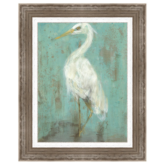 Seaspray Heron II Framed Print