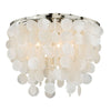 Elsa Capiz Shell Flush Mount Light - 16 Inch