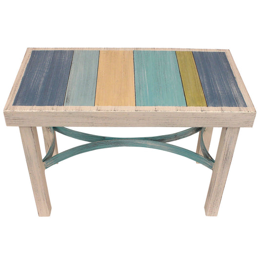 Coastal Stripes Bench