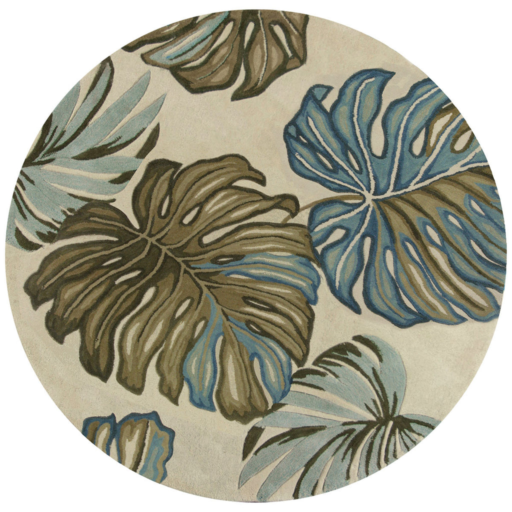 Sparta Ivory Florea Rug - 6 Ft Round