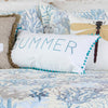Seascape Coral Summer Pillow - OVERSTOCK