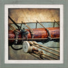 Sail Boom Framed Print