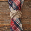 Braided Jute Rope Napkin Rings - Set of 4