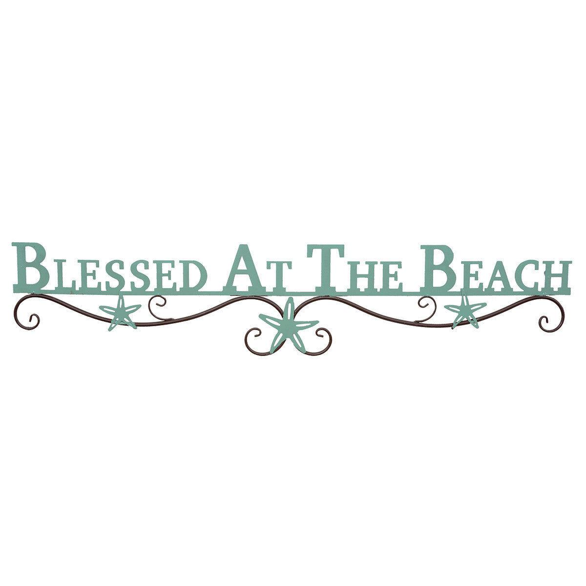 Blessed at The Beach Metal Wall Art