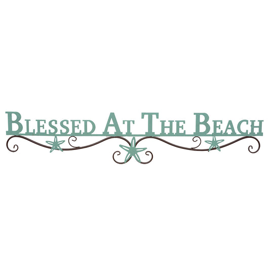 Blessed at The Beach Metal Wall Art