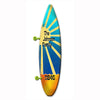 Sunshine on Blue Surfboard Wood Personalized Sign - 12 x 44