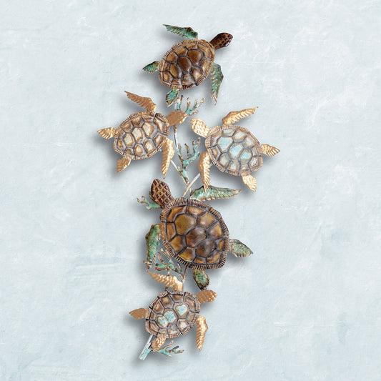 Patina Sea Turtles Wall Decor