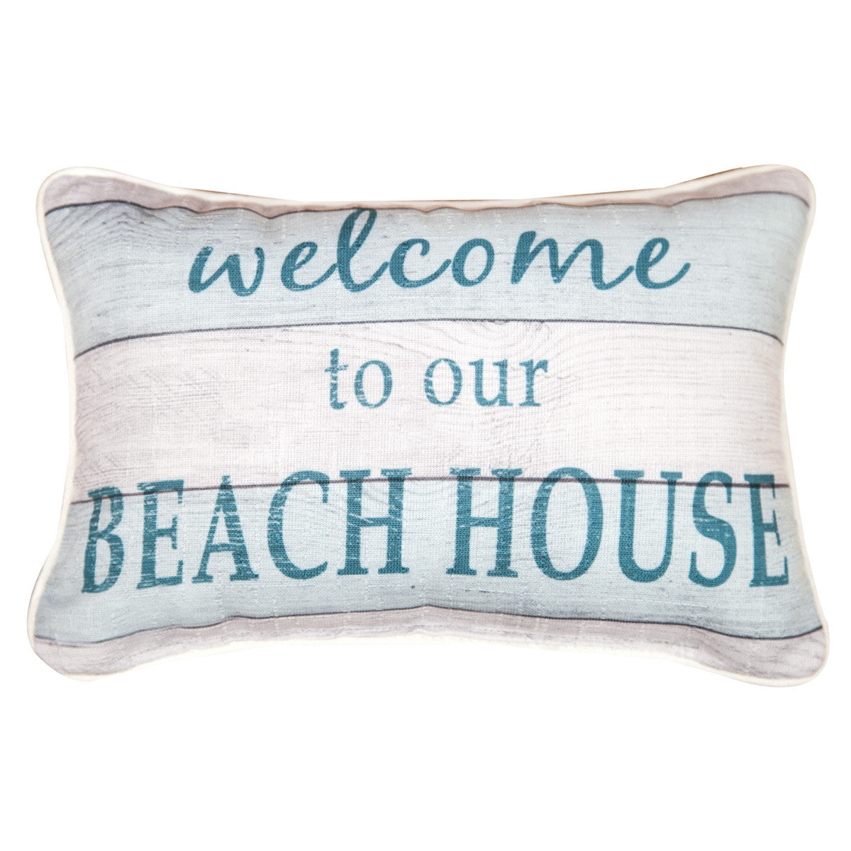 Beach House Boardwalk Pillow