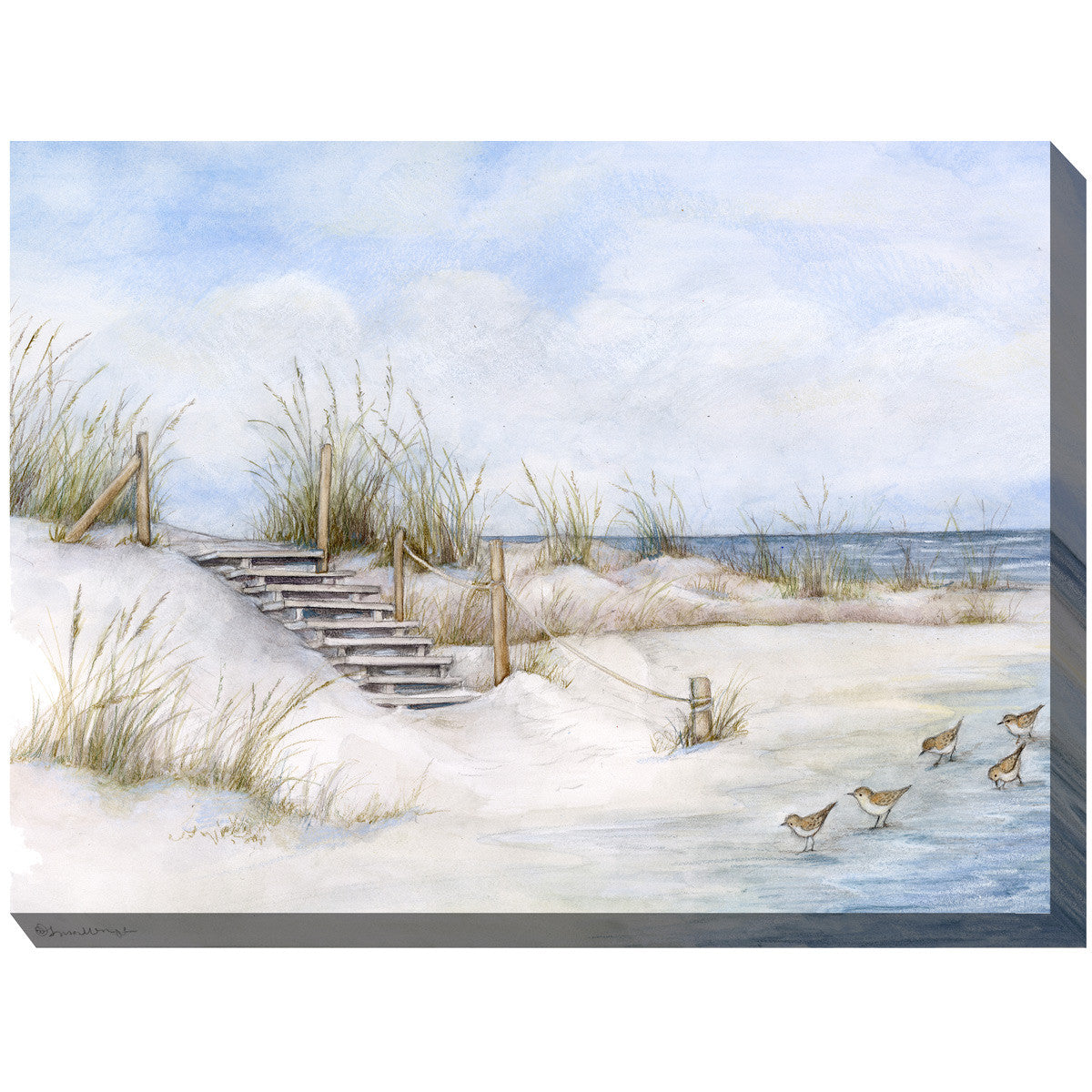 Beachfront Outdoor Canvas Art