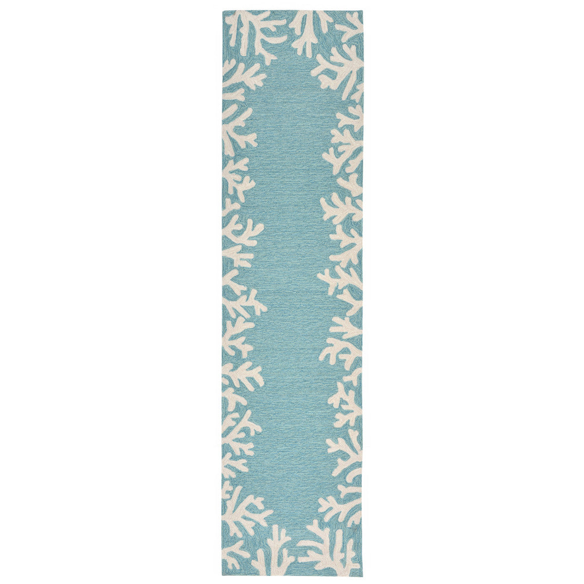 Barrier Reef Blue Indoor/Outdoor Rug - 2 x 8