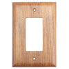 Teak Single GFI Cover - OUT OF STOCK UNTIL 09/28/2026