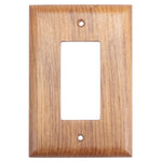 Teak Single GFI Cover - OUT OF STOCK UNTIL 10/06/2026