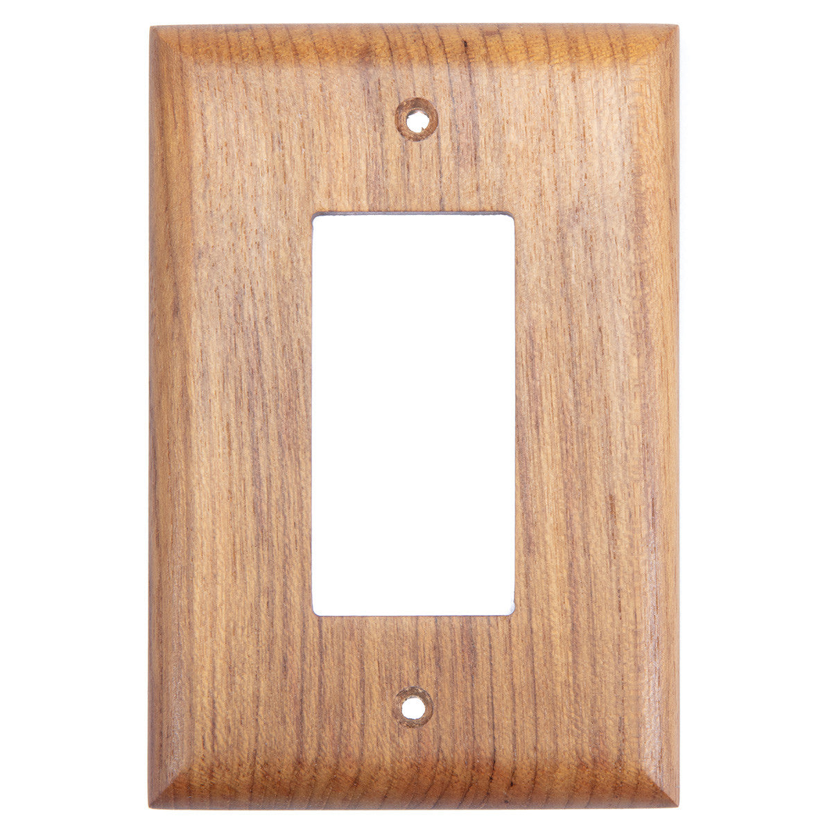 Teak Single GFI Cover - OUT OF STOCK UNTIL 09/28/2026