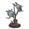Two Turtles Sculpture