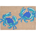 Blue Crabs Indoor/Outdoor Rug - 3 x 4 - OUT OF STOCK UNTIL 08/28/2026