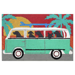 Surf Dogs Beach Rug - 3 x 4 - OUT OF STOCK UNTIL 10/12/2026