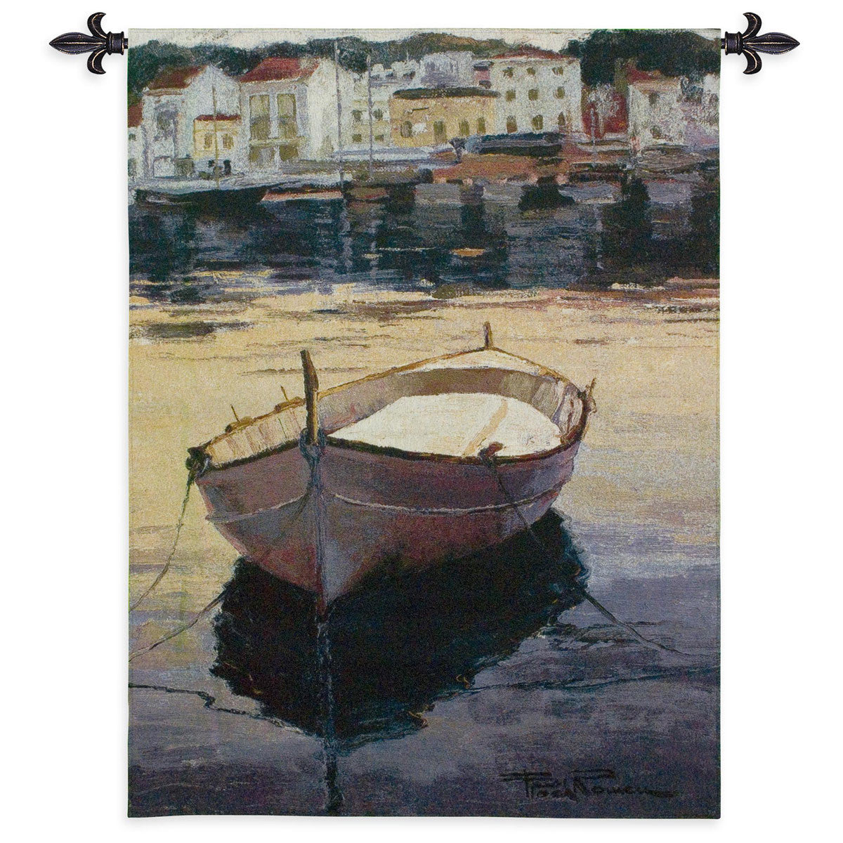 Barca al Contraluz Wall Tapestry