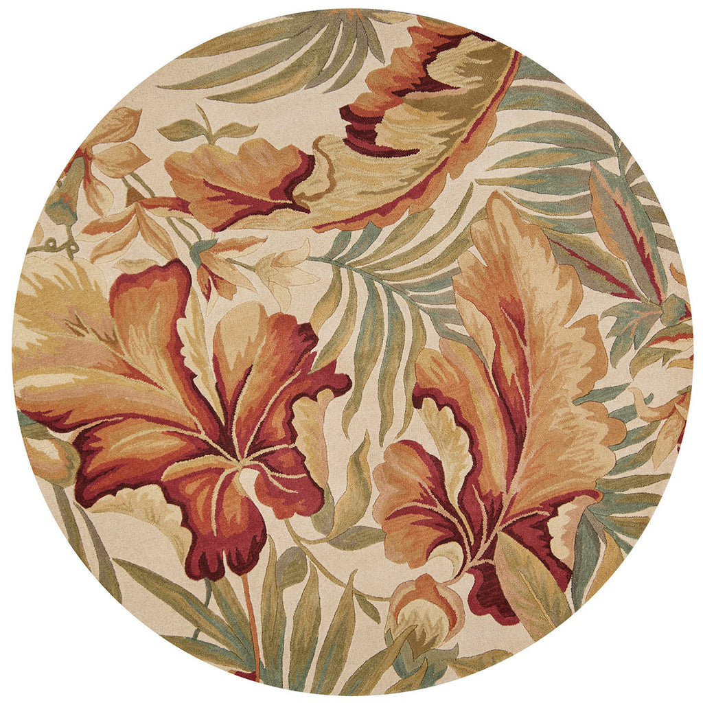 Sparta Ivory Paradise Rug - 6 Ft Round