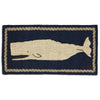 Gentle Giant Whale Hooked Wool Accent Rug