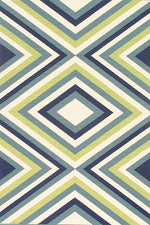 Baja Chevron Mirror Multi Rug - 5 x 8