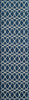 Baja Circlet Navy Rug - 2 x 8