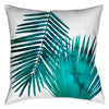 Laguna Palms Teal Indoor Pillow