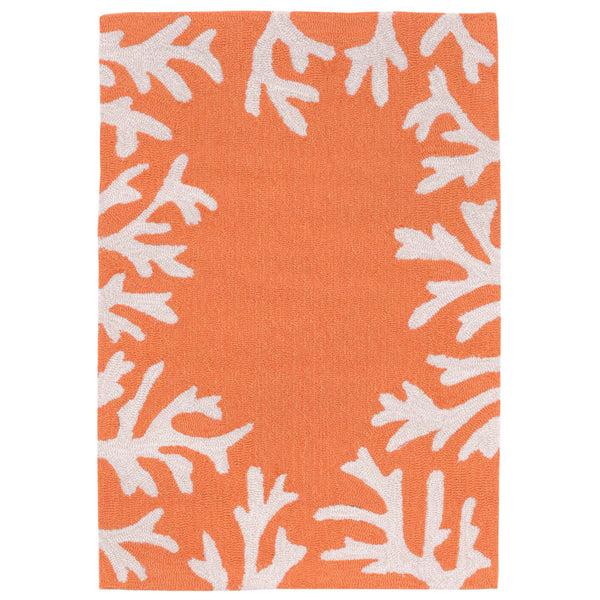 Barrier Reef Orange Indoor/Outdoor Rug - 2 x 3