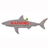Shark Warning Wood Personalized Sign