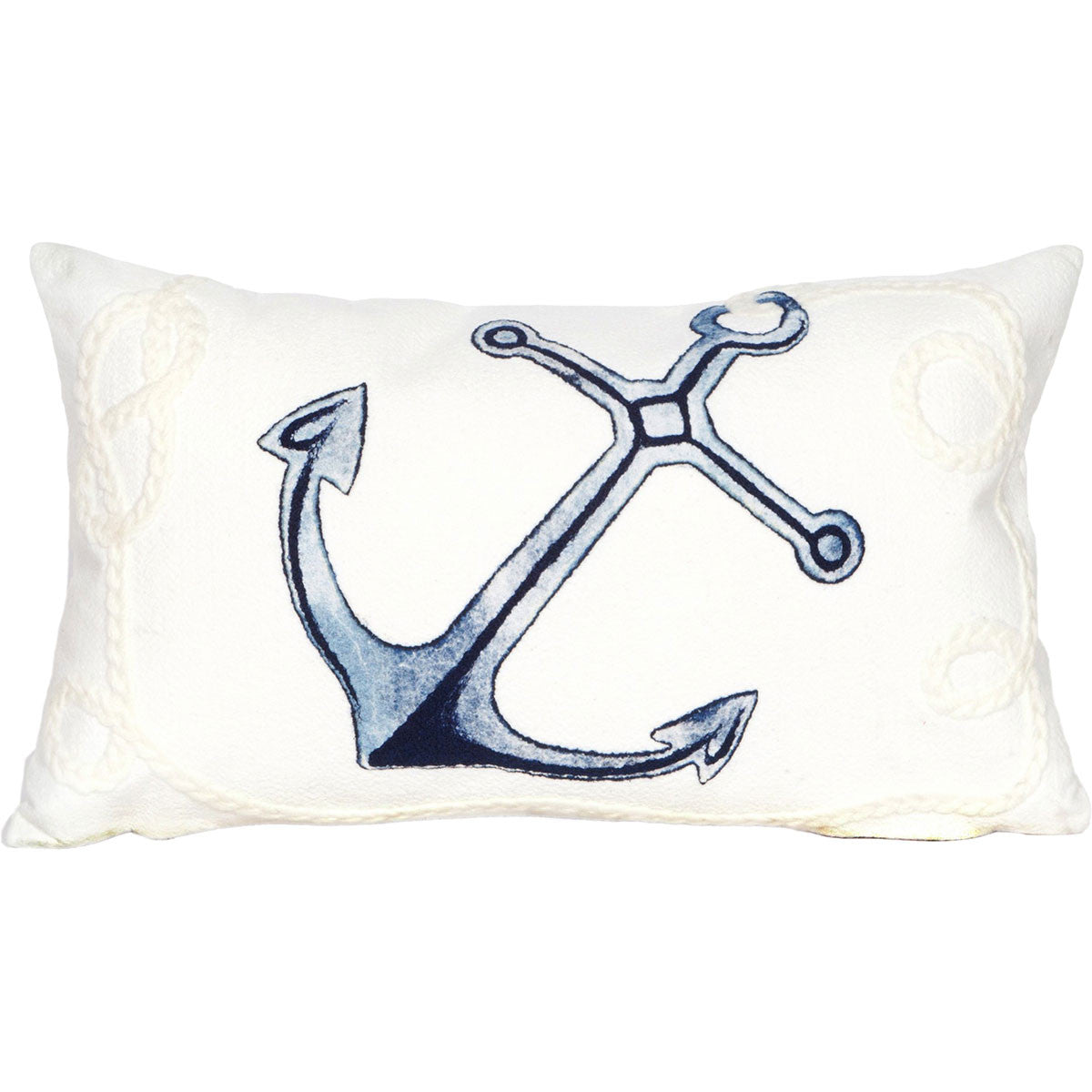 White Moor Rectangle Indoor/Outdoor Pillow