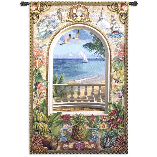 Wish You Were Here Large Wall Tapestry
