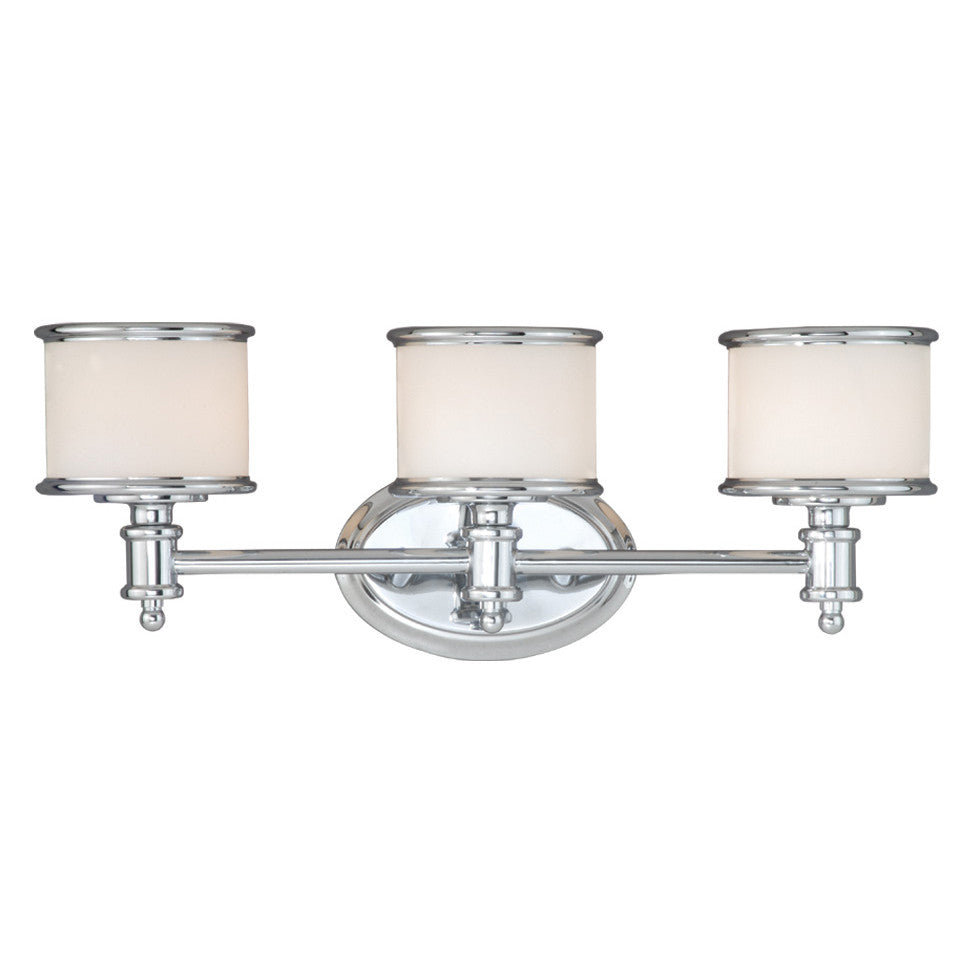 Edmonton 3 Light Vanity Lamp - Chrome