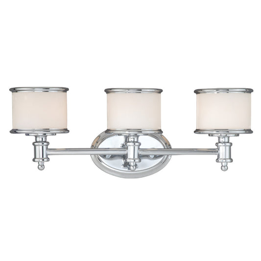 Edmonton 3 Light Vanity Lamp - Chrome