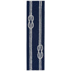 Sailor's Knotty Navy Indoor/Outdoor Rug - 2 x 8