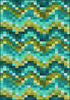 Aqua Spa Tiles Rug - 5 x 8