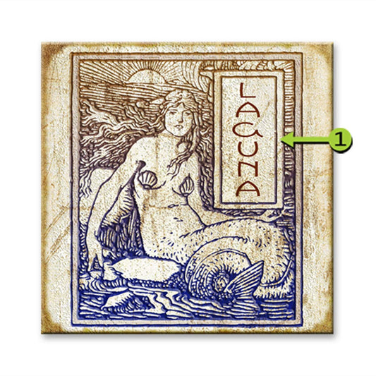Mermaid Personalized Sign - 28 x 28