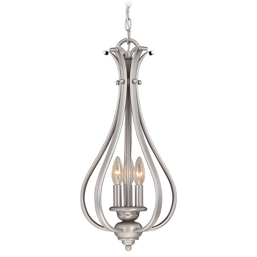 Cape 3 Light Pendant - Brushed Nickel
