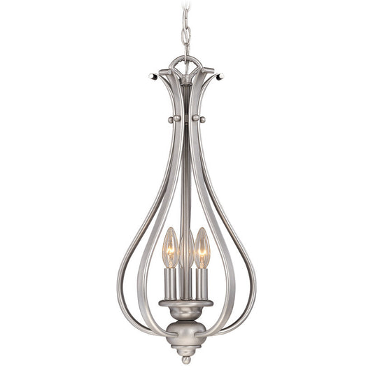 Cape 3 Light Pendant - Brushed Nickel